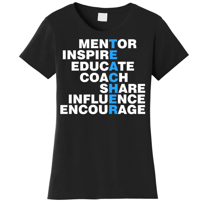 Amazing Teacher Mentor Women's T-Shirt