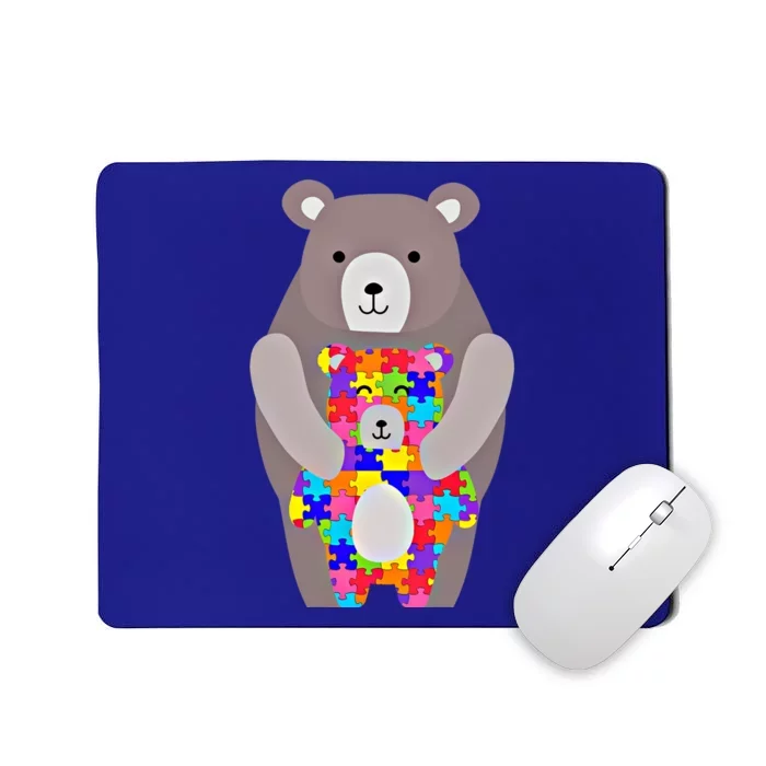 Autism Mama Bear Gift Cute Autistic Hoody Gift Mousepad