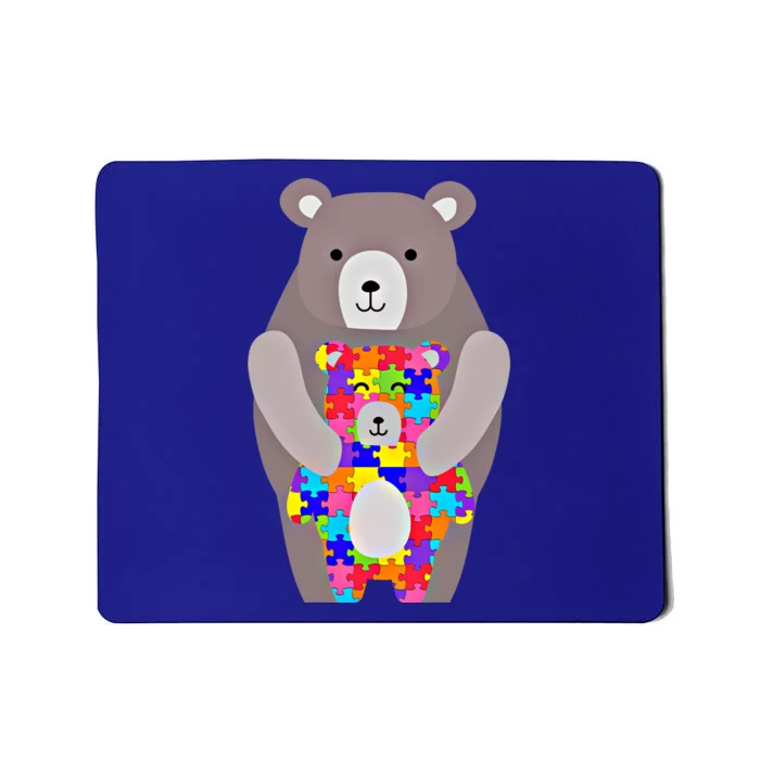 Autism Mama Bear Gift Cute Autistic Hoody Gift Mousepad