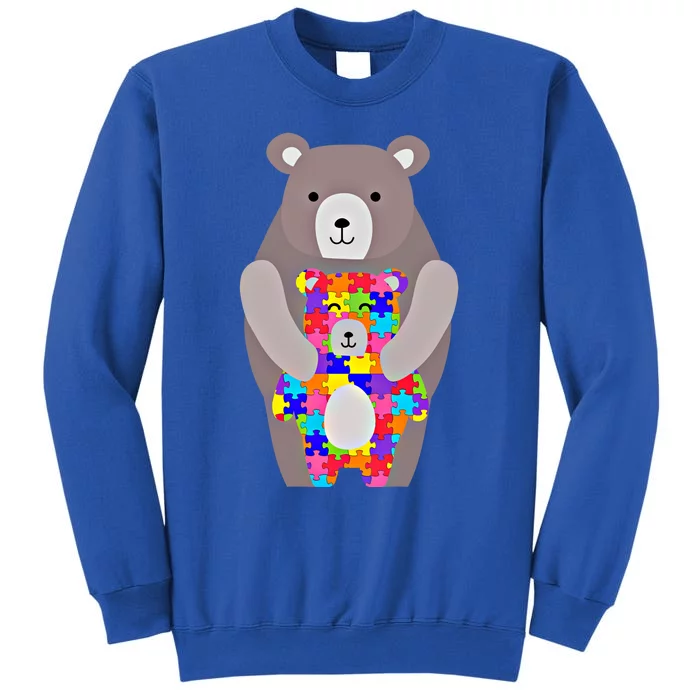 Autism Mama Bear Gift Cute Autistic Hoody Gift Tall Sweatshirt