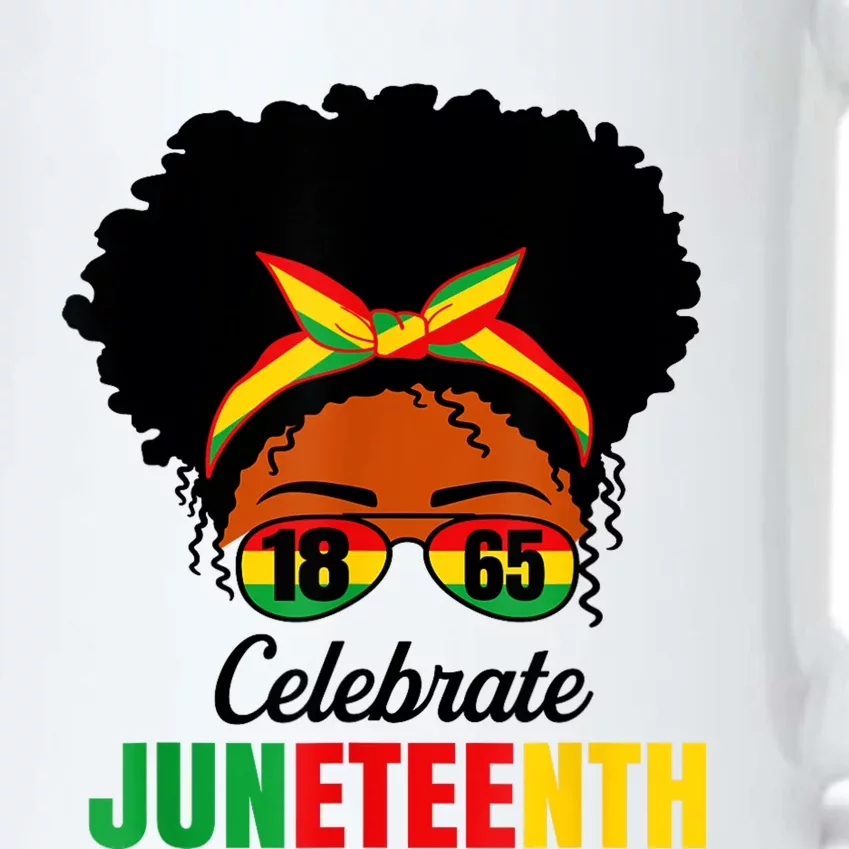 Awesome Messy Bun Celebrate Juneteenth Black History Women Black Color Changing Mug