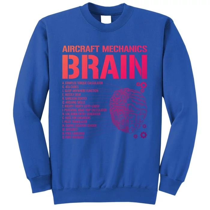 Aircraft Mechanic Brain Aircraft Mechanic Gift Sweatshirt