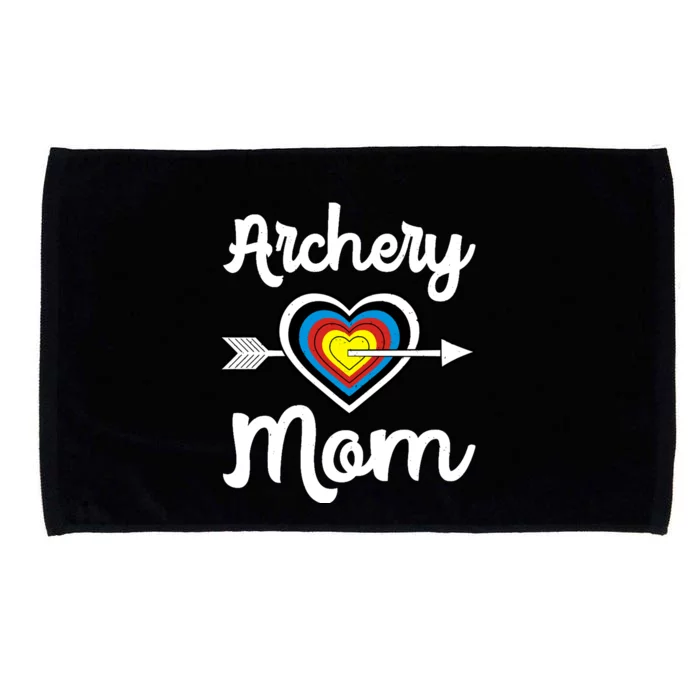 Archery Mom Bowwoman Archer Mother's Day Bowhunter Arrow Hoodie Microfiber Hand Towel