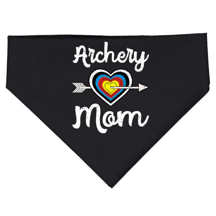 Archery Mom Bow Archer Mother's Day Bowhunter Arrow Gift USA-Made Doggie Bandana