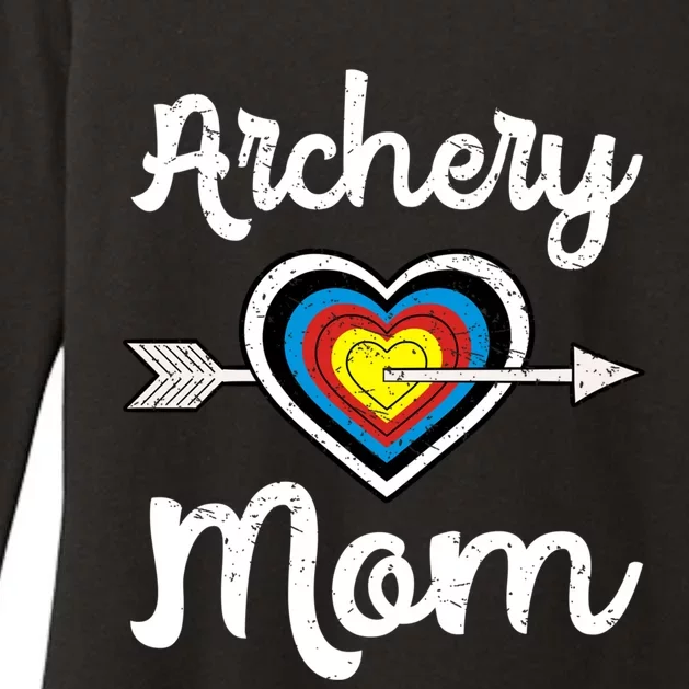 Archery Mom Bow Archer Mother's Day Bowhunter Arrow Gift Womens CVC Long Sleeve Shirt