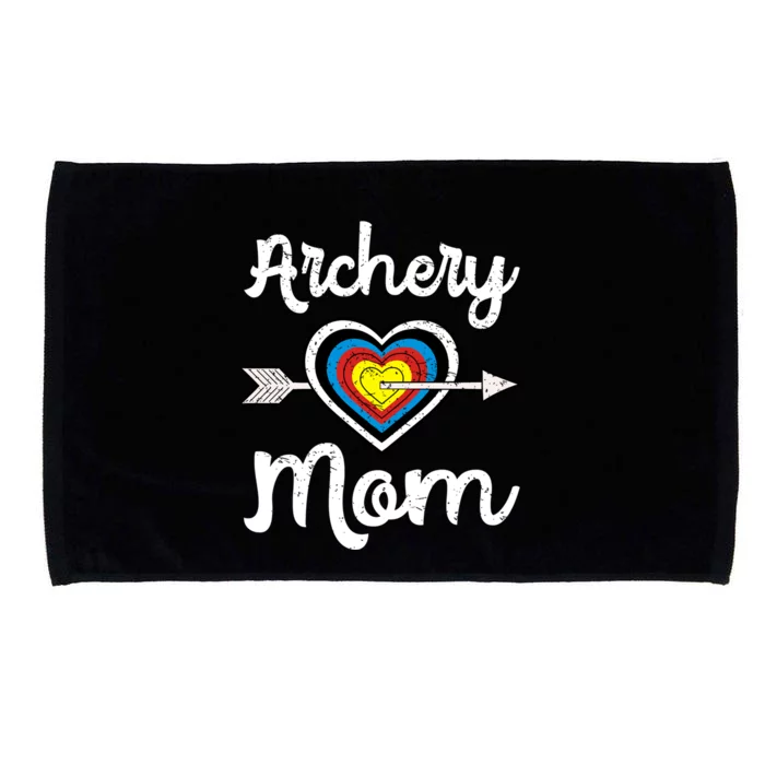 Archery Mom Bow Archer Mother's Day Bowhunter Arrow Gift Microfiber Hand Towel