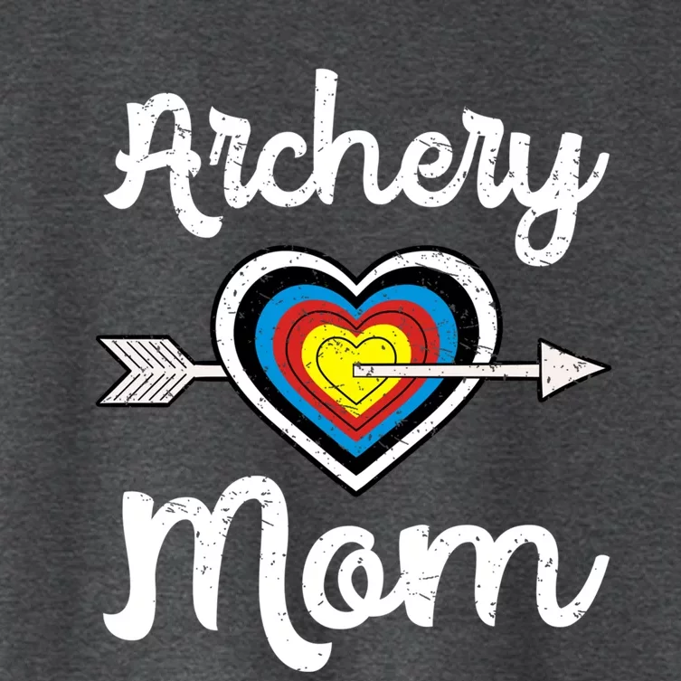 Archery Mom Bow Archer Mother's Day Bowhunter Arrow Gift Women's Crop Top Tee