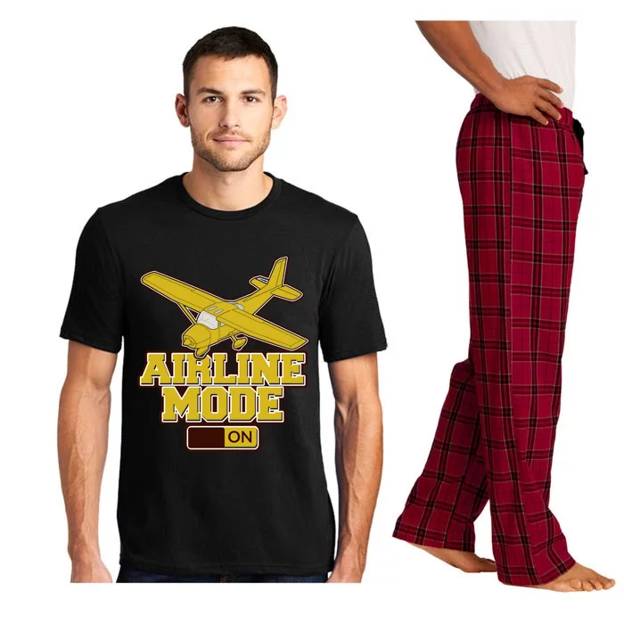 Airline Mode Best C172 Flying Pilot Gift Pajama Set