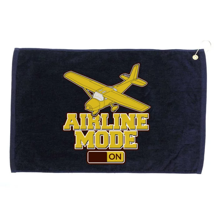 Airline Mode Best C172 Flying Pilot Gift Grommeted Golf Towel