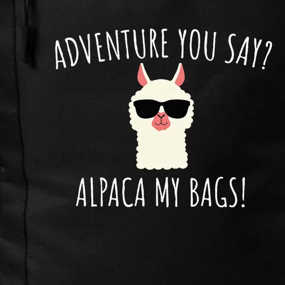 Alpaca My Bags Cute Funny Alpaca & Llama Daily Commute Backpack