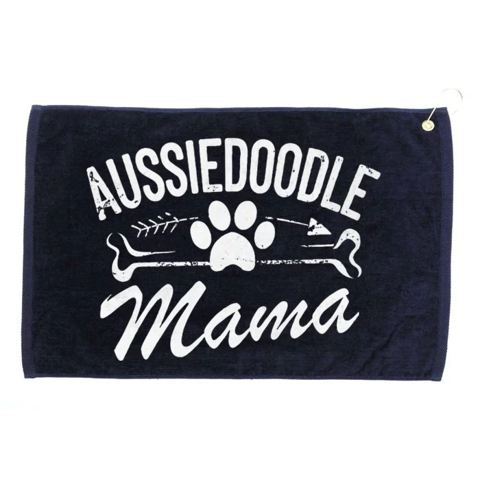 Aussiedoodle Mama Best Dog Owner Mom Ever Mother Day Grommeted Golf Towel