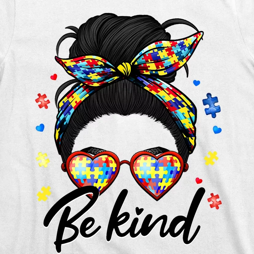 Autism Month Be Kind Autism Awareness For Autism Mom T-Shirt