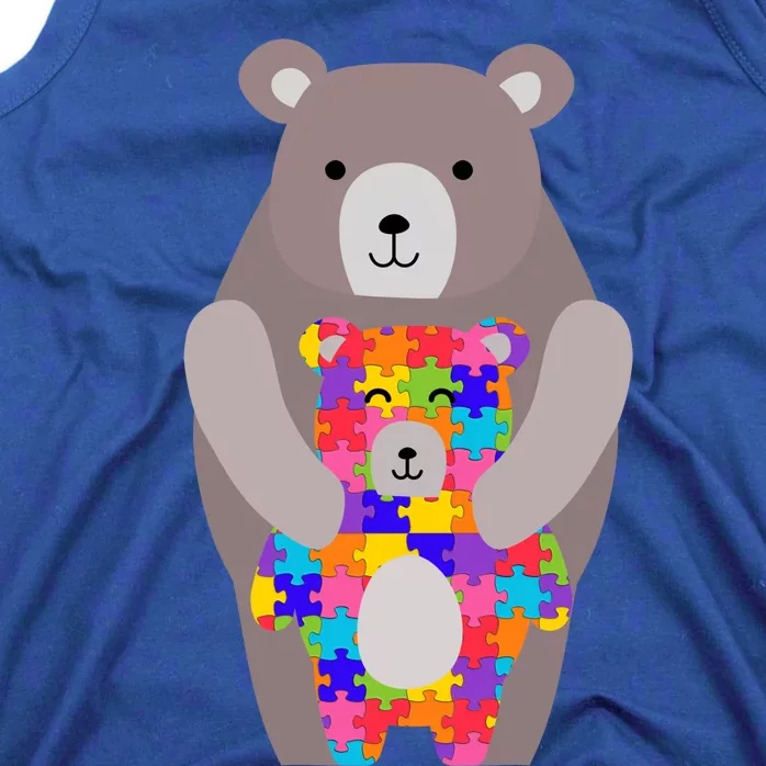 Autism Mama Bear Gift Cool Gift Cute Autistic Hoody Gift Tank Top