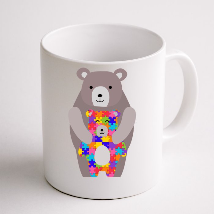 Autism Mama Bear Gift Cool Gift Cute Autistic Hoody Gift Front & Back Coffee Mug