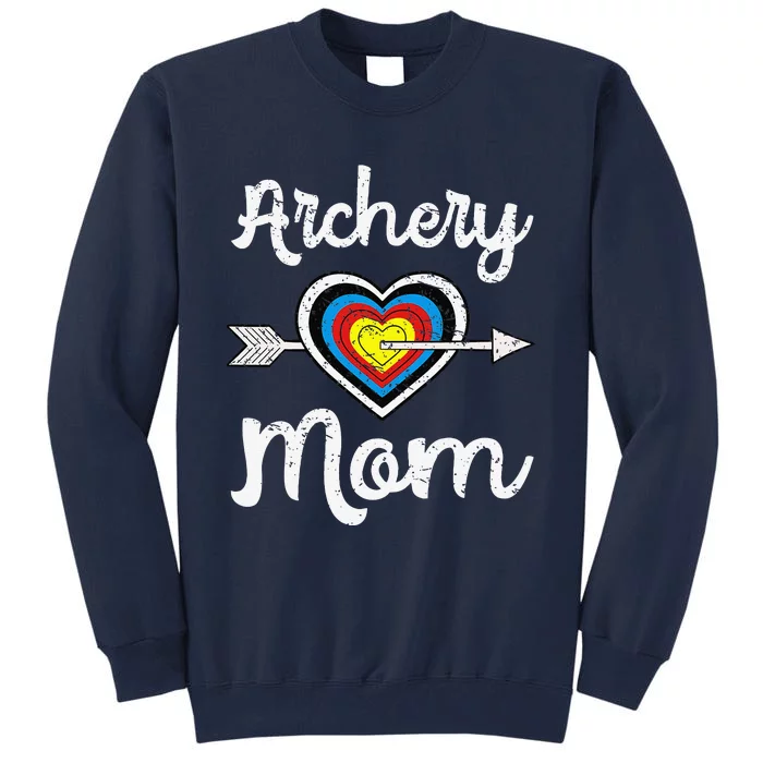 Archery Mom Bowwoman Archer Mother's Day Bowhunter Arrow Tall Sweatshirt