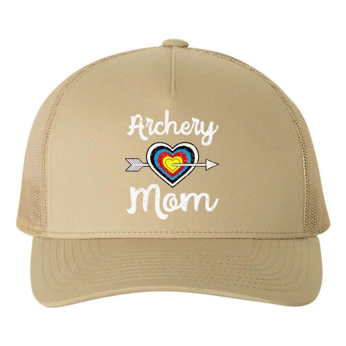 Archery Mom Bowwoman Archer Mother's Day Bowhunter Arrow Yupoong Adult 5-Panel Trucker Hat