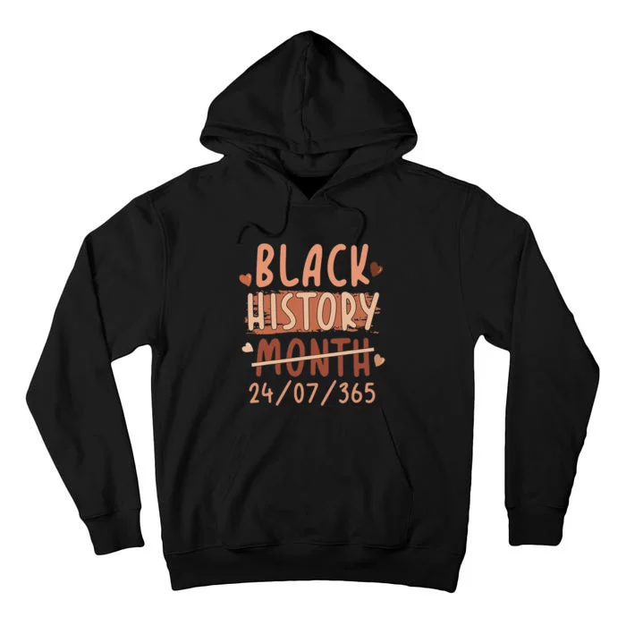 Afro Melanin Black  Afro American Bhm Tall Hoodie