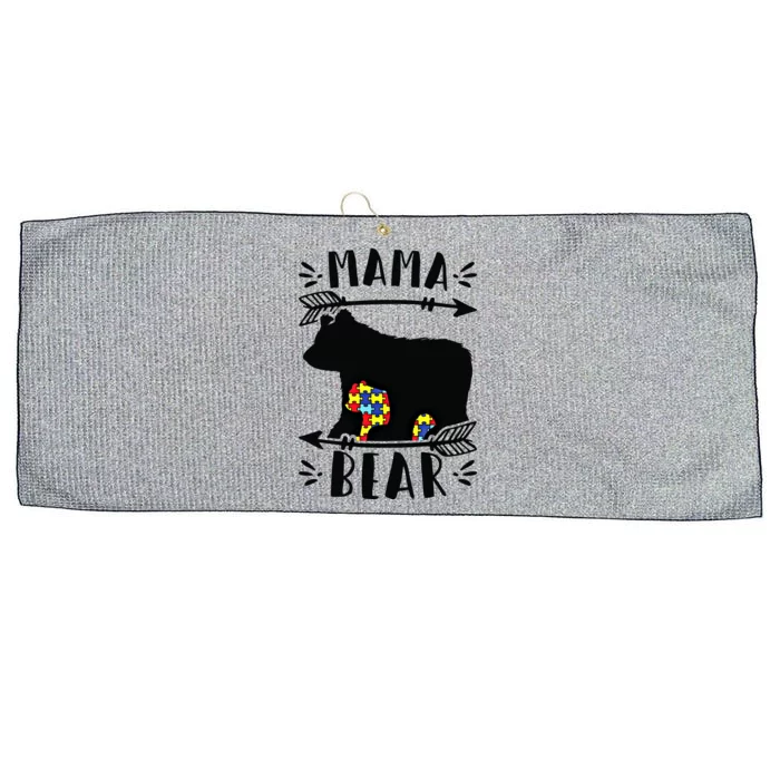 Autism Mama Bear Autism Mother Gift Large Microfiber Waffle Golf Towel