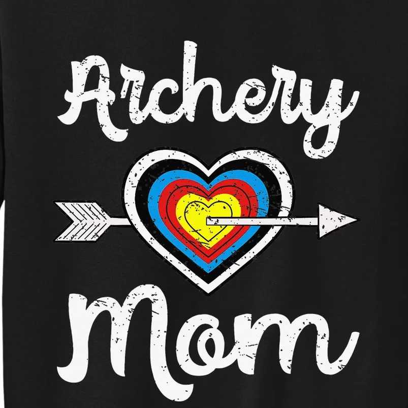 Archery Mom Bowwoman Archer Mother's Day Bowhunter Arrow Tall Sweatshirt