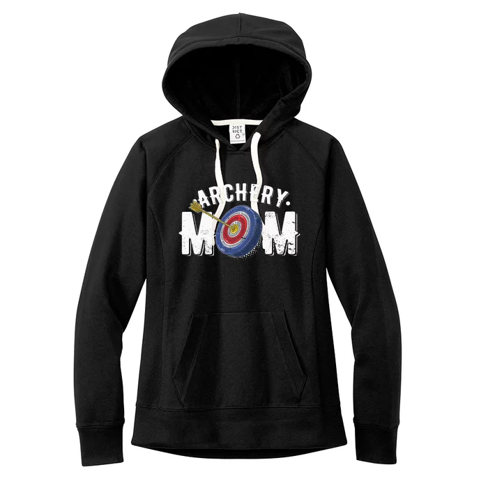 Archery Mom Bow Arrow Shooting Sports Hunter Women's Fleece Hoodie