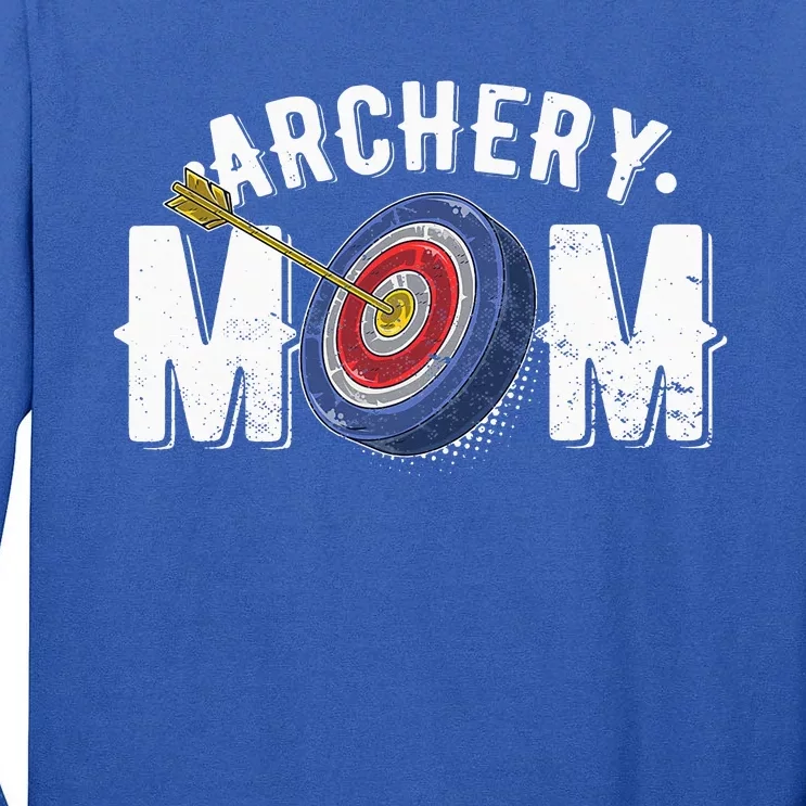 Archery Mom Bow Arrow Shooting Sports Hunter Tall Long Sleeve T-Shirt