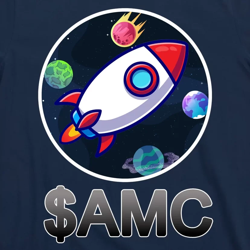 AMC Go To The Moon Rocket Ship T-Shirt