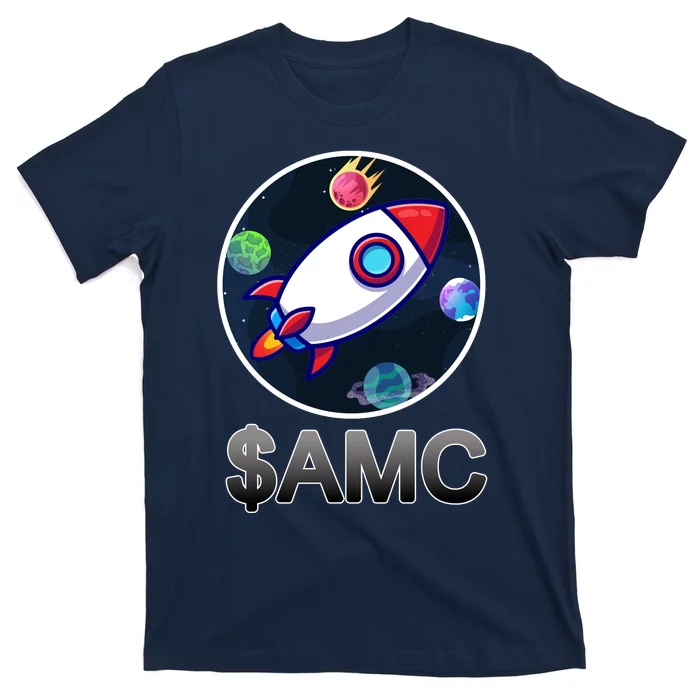 AMC Go To The Moon Rocket Ship T-Shirt