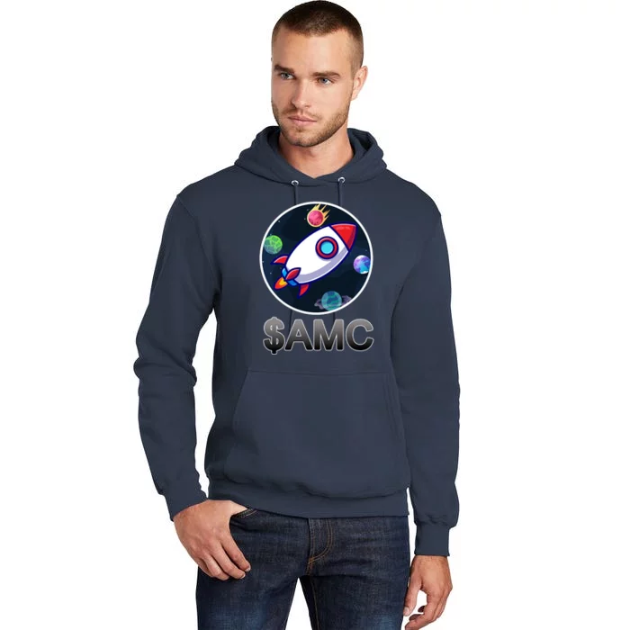 AMC Go To The Moon Rocket Ship Tall Hoodie