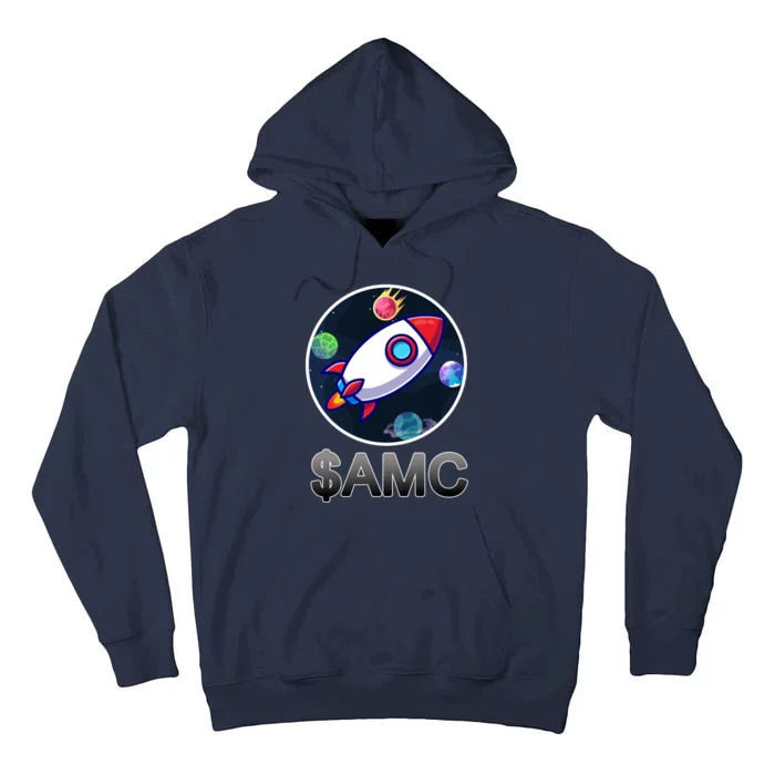 AMC Go To The Moon Rocket Ship Tall Hoodie