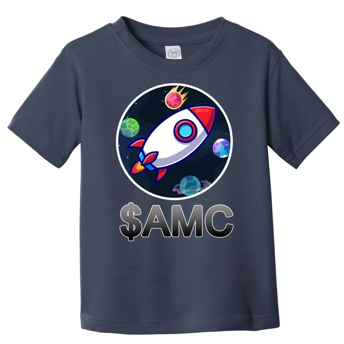 AMC Go To The Moon Rocket Ship Toddler T-Shirt