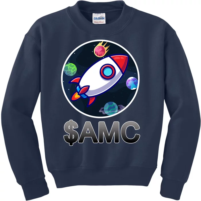 AMC Go To The Moon Rocket Ship Kids Sweatshirt