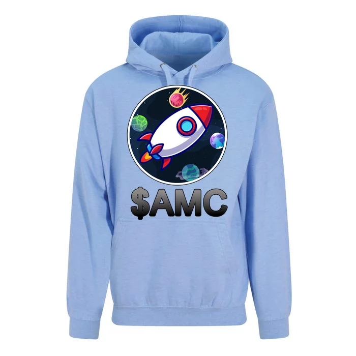 AMC Go To The Moon Rocket Ship Unisex Surf Hoodie