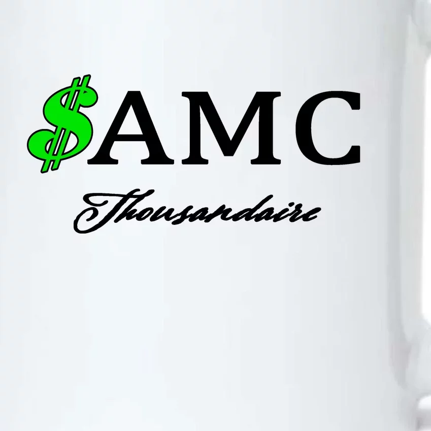 AMC Stocks Symbol Thousandaire Black Color Changing Mug