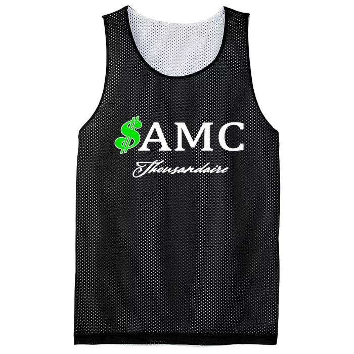 AMC Stocks Symbol Thousandaire Mesh Reversible Basketball Jersey Tank