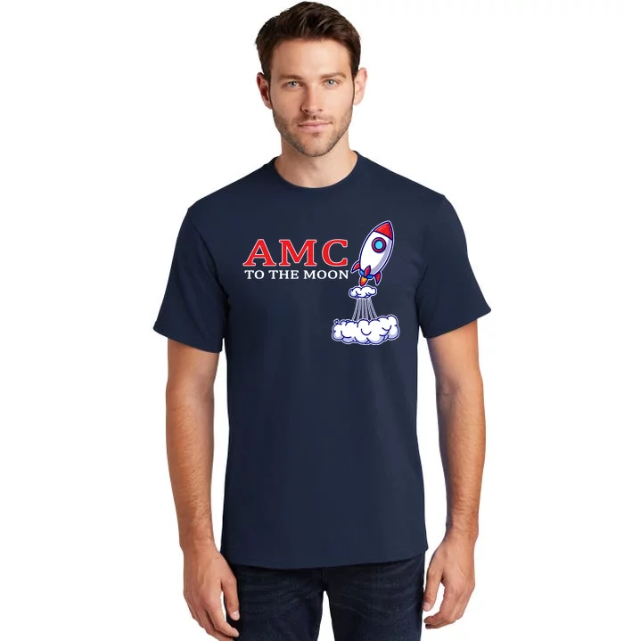 AMC Stocks To The Moon Wall Street Tall T-Shirt