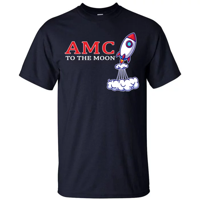 AMC Stocks To The Moon Wall Street Tall T-Shirt