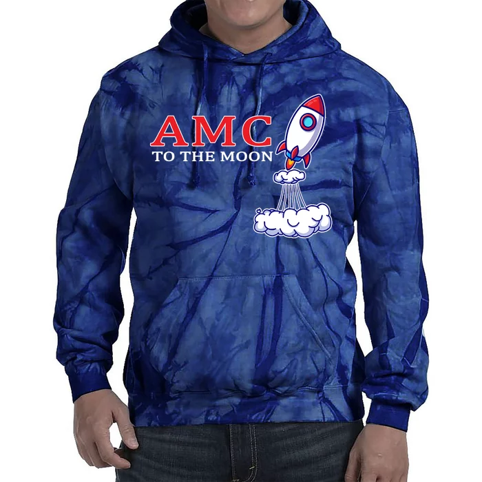 AMC Stocks To The Moon Wall Street Tie Dye Hoodie