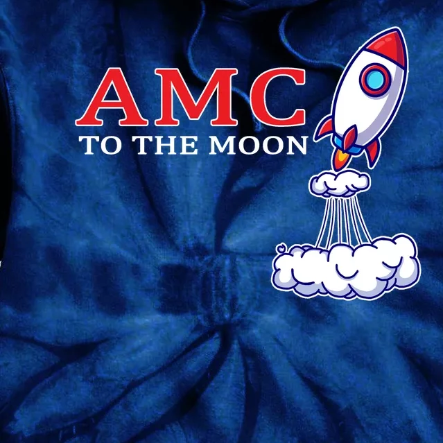 AMC Stocks To The Moon Wall Street Tie Dye Hoodie