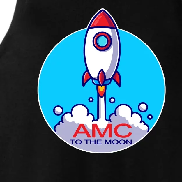 AMC To The Moon Ladies Tri-Blend Wicking Tank