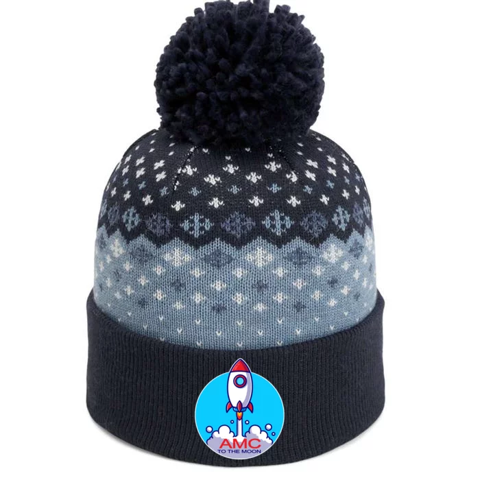 AMC To The Moon The Baniff Cuffed Pom Beanie