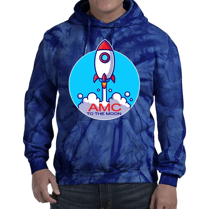 AMC To The Moon Tie Dye Hoodie