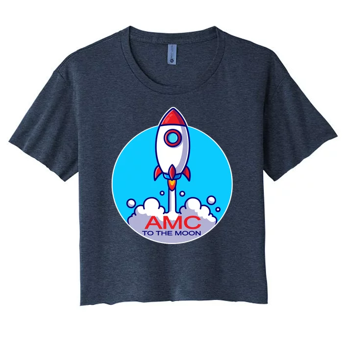 AMC To The Moon Women's Crop Top Tee