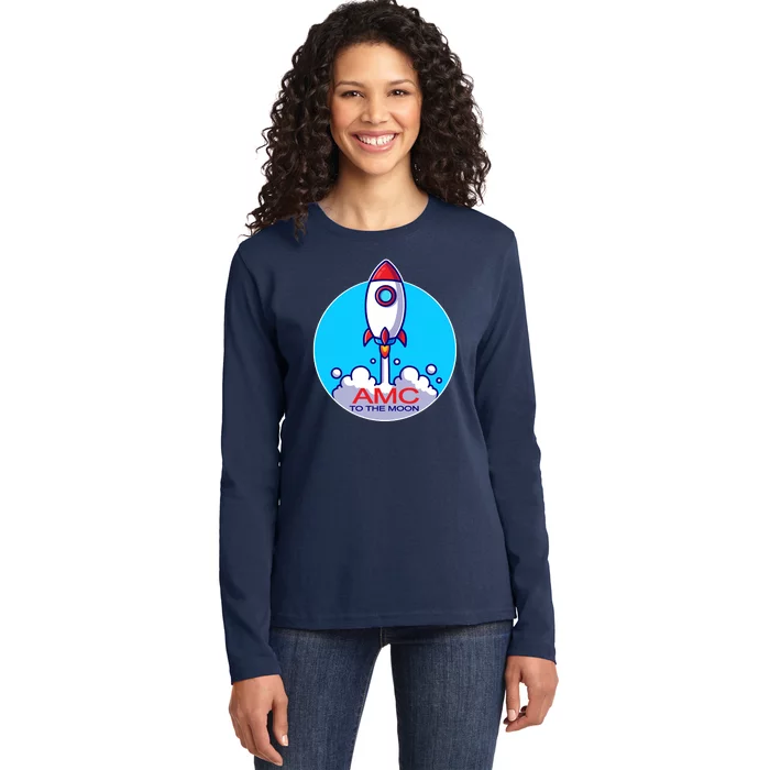 AMC To The Moon Ladies Long Sleeve Shirt