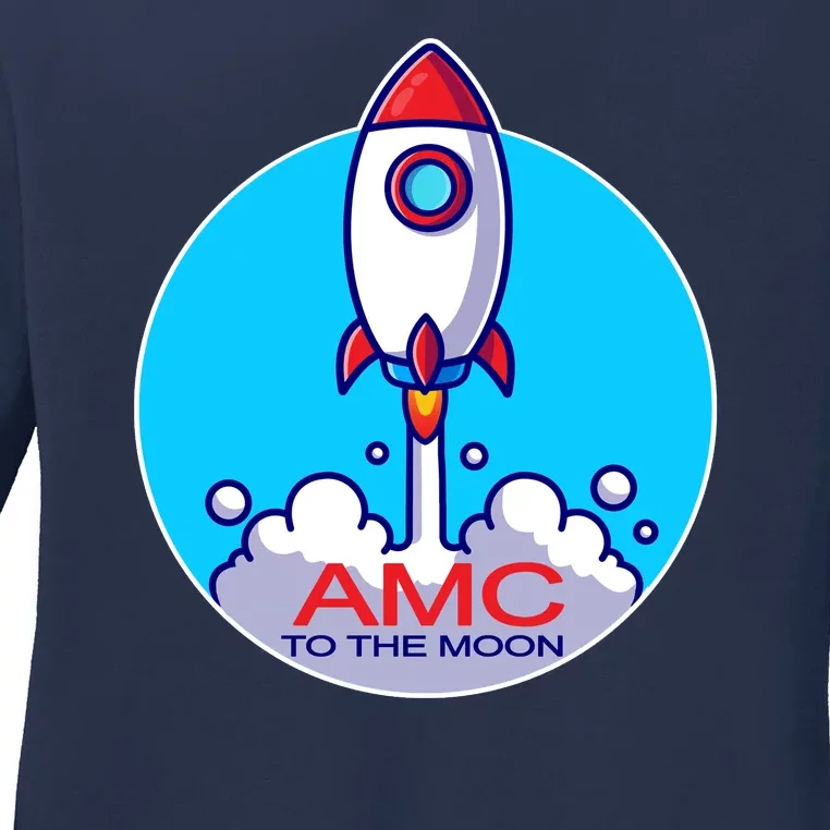 AMC To The Moon Ladies Long Sleeve Shirt