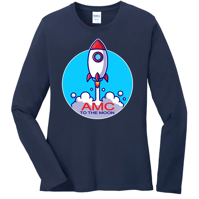 AMC To The Moon Ladies Long Sleeve Shirt