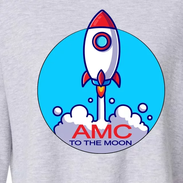 AMC To The Moon Cropped Pullover Crew