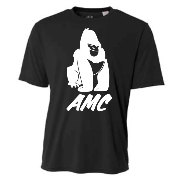 AMC To The Moon Apes Of Wall Street Cooling Performance Crew T-Shirt