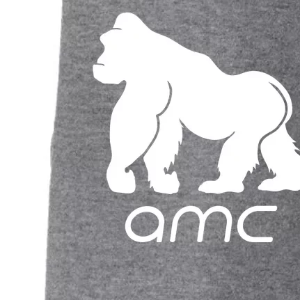 AMC To the moon Short Squeeze Ape Doggie 3-End Fleece Hoodie