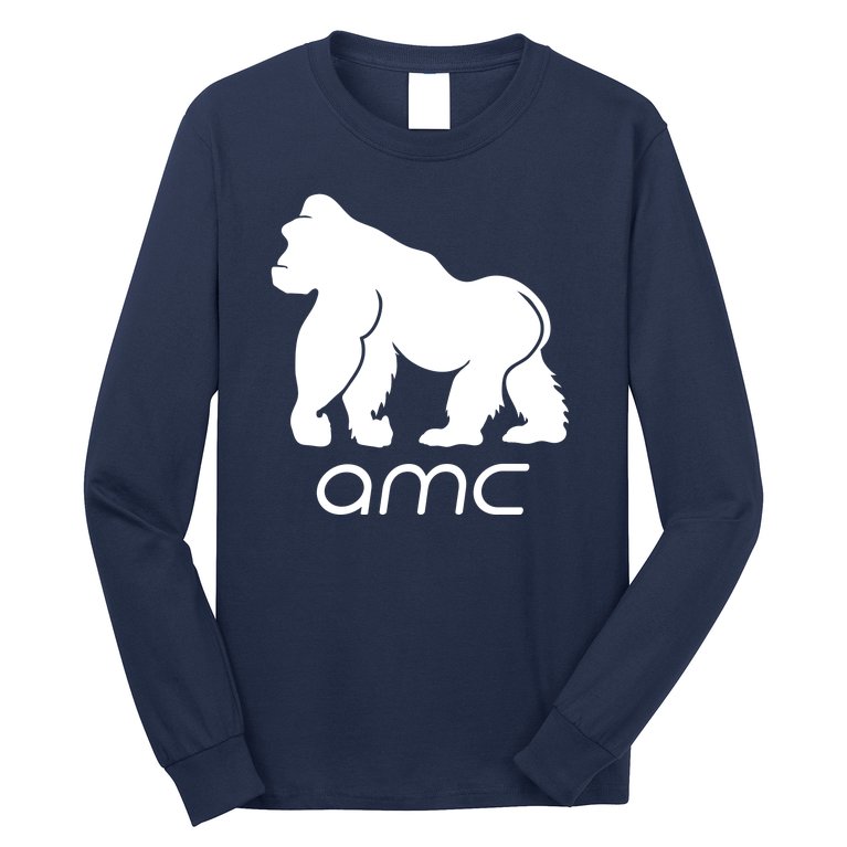 AMC To the moon Short Squeeze Ape Long Sleeve Shirt
