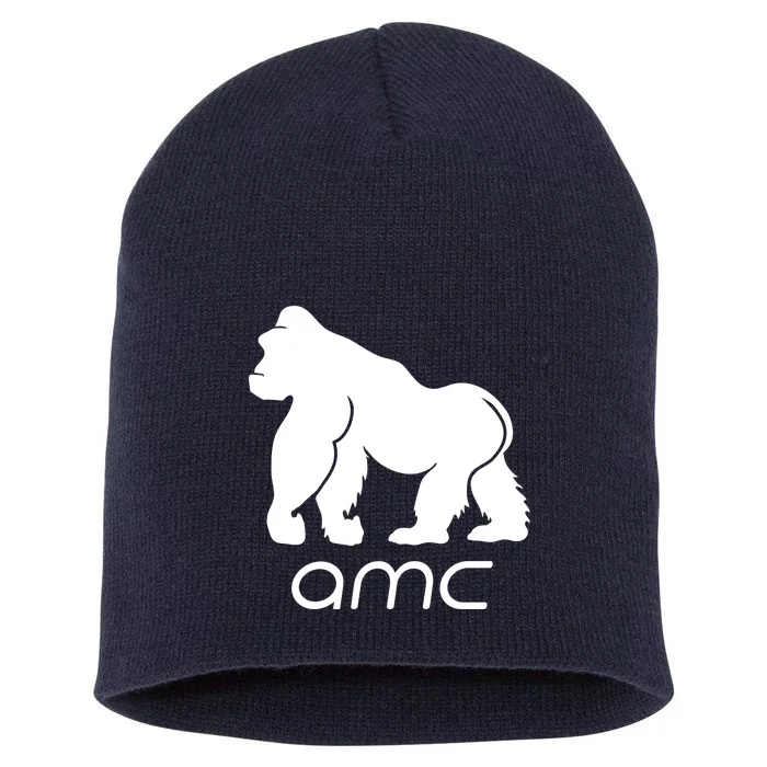 AMC To the moon Short Squeeze Ape Short Acrylic Beanie